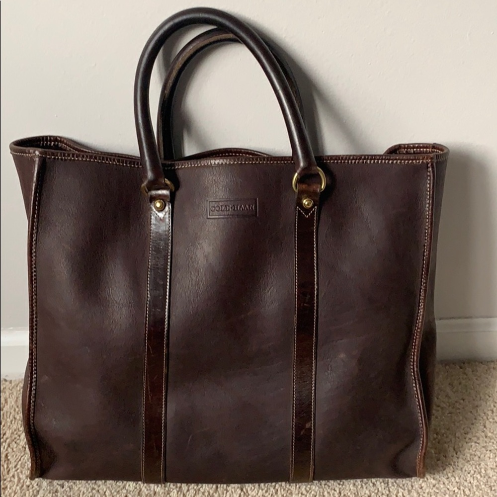 Leather Tote bag.